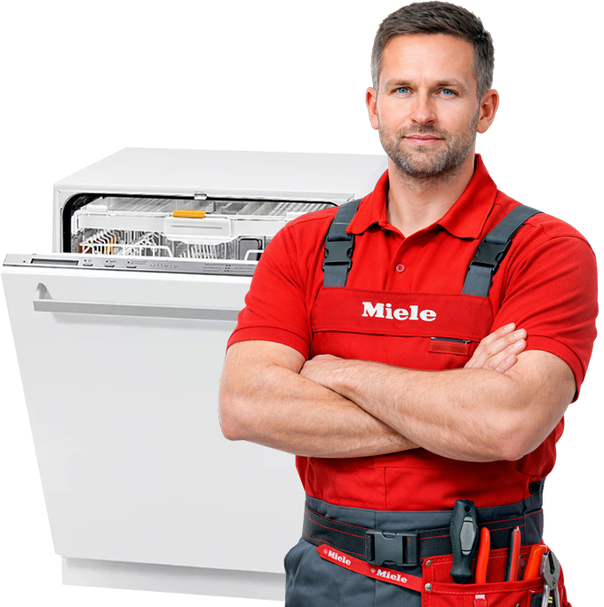 Мастер сервиса Miele и посудомоечная машина Miele